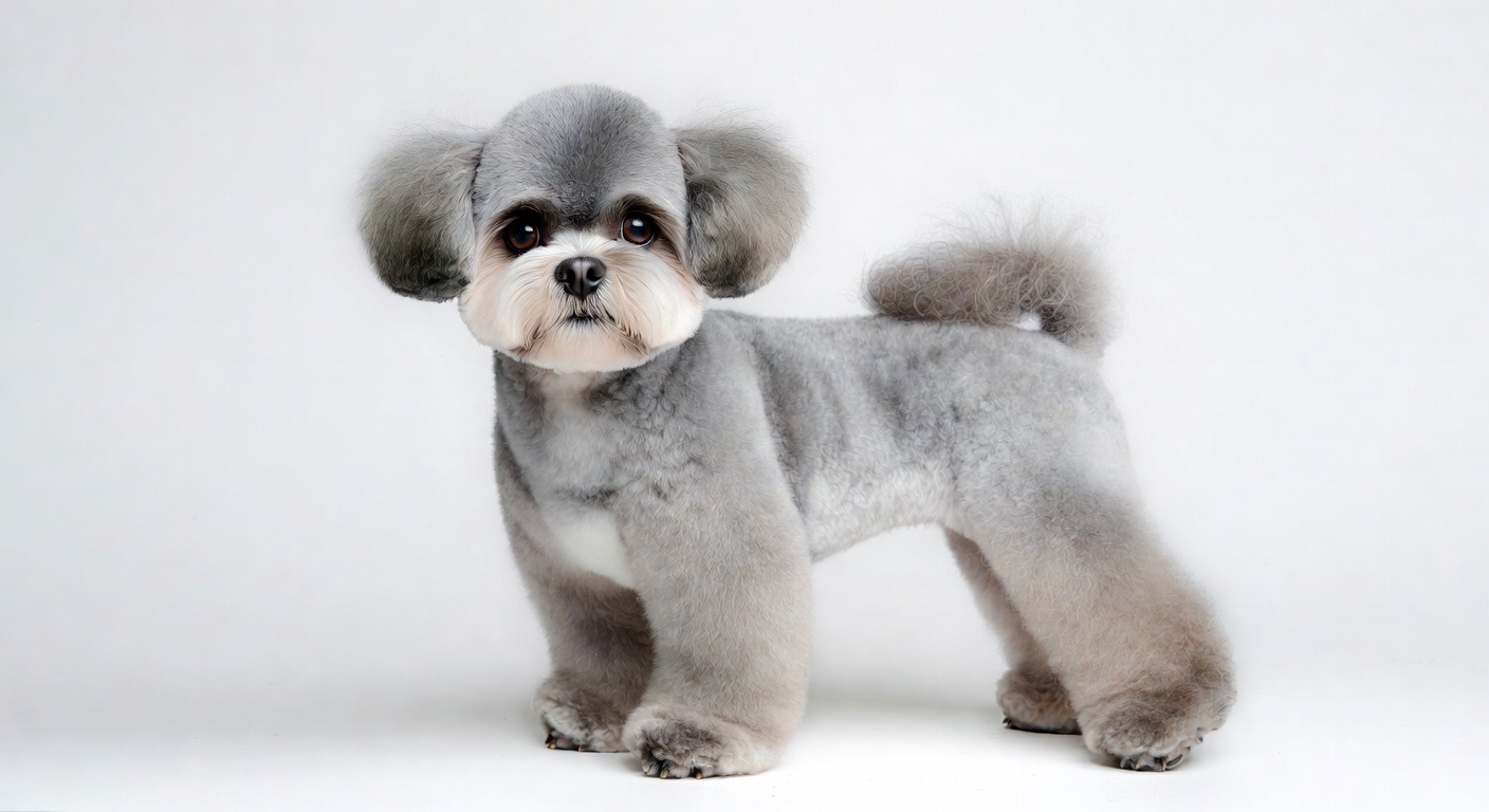 시츄 AI grooming style 11
