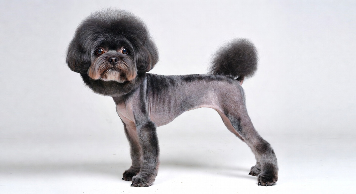 시츄 AI grooming style 21